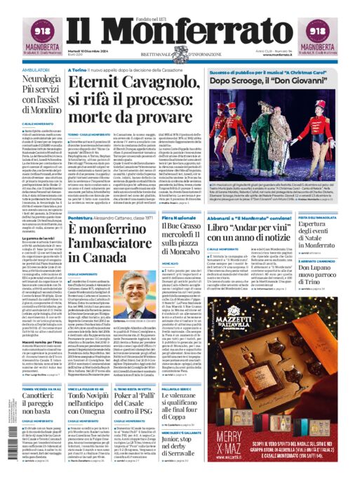 Il Monferrato - Edizione 94 del 10/12/2024